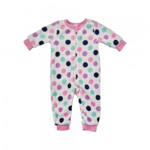 Baby’s printed polar fleece onesie