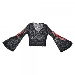 Women’s lace embroidery top