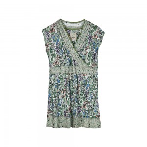 Women’s printed & lace dress