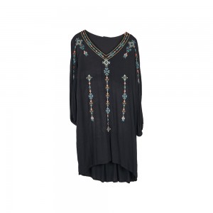 Women’s woven embroidery dress