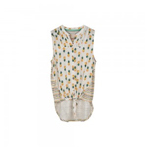 Women’s woven & knit mixed vest